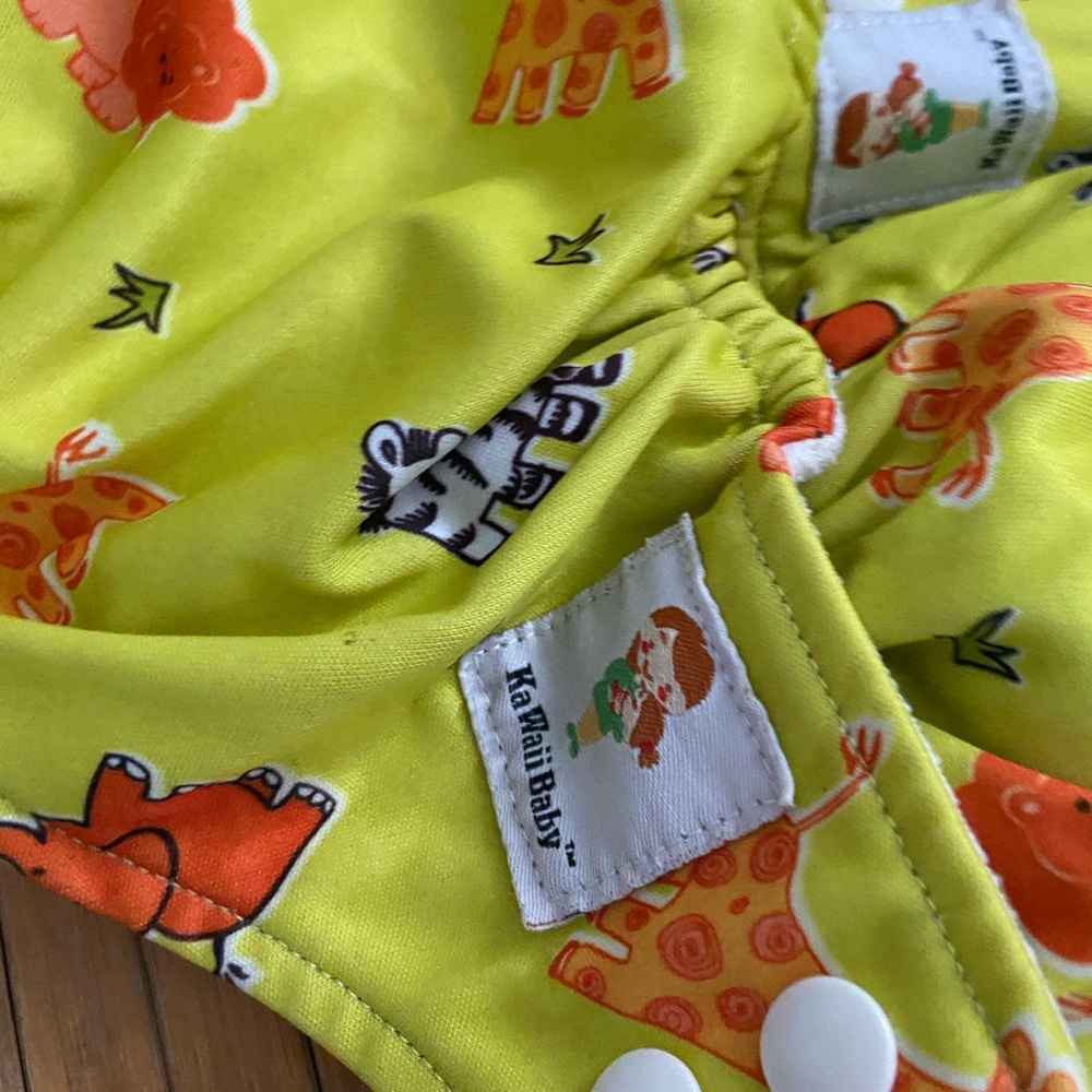 Colorful Kids Cloth Diaper Set - Picture 2 of 5